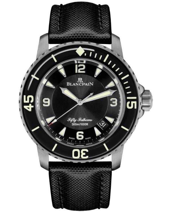 cheap Blancpain Fifty Fathoms Automatique 5015-12B30-B52A watches for men